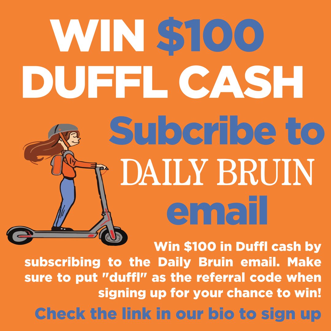 Daily Bruin on Twitter "SPONSORED GIVEAWAY time! Win 100 in Duffl cash by subscribing to The