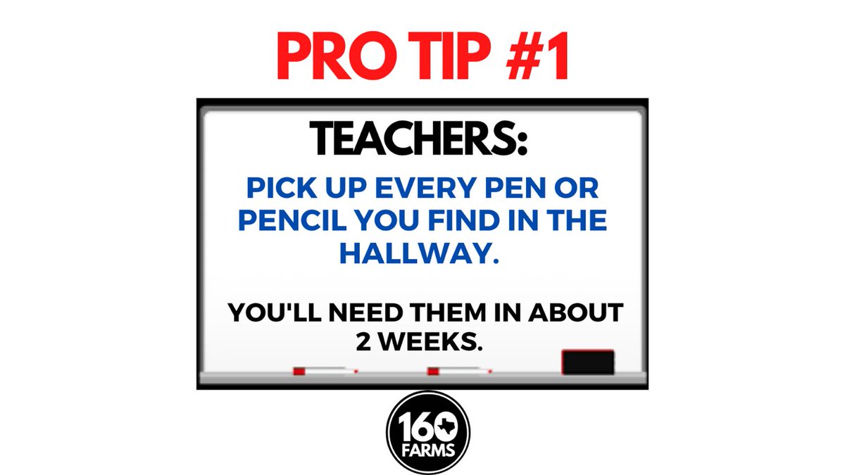 160Farms's tweet image. You can thank me later. 
.
.
.
#teacher #teach #teacherfunny #teachermemes #teacherlife #teachersofinstagram #teachergram #schools #homeschool #education #parents #schoollife #teacherhack