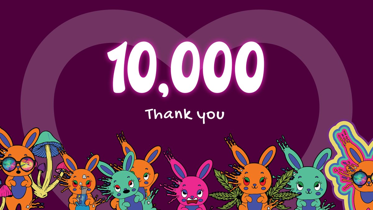 Thank you for 10k followers, Bunny Tribe!