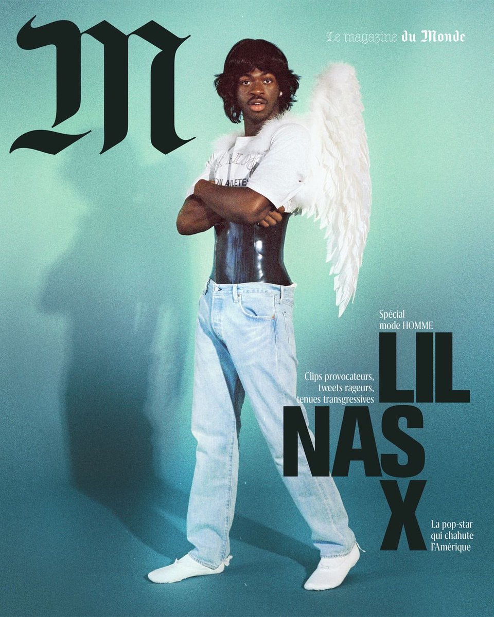 LN_XFR's tweet photo. #LilNasX pour le magazine Le Monde ! Sublime ! https://t.co/M1nzshy6Oq