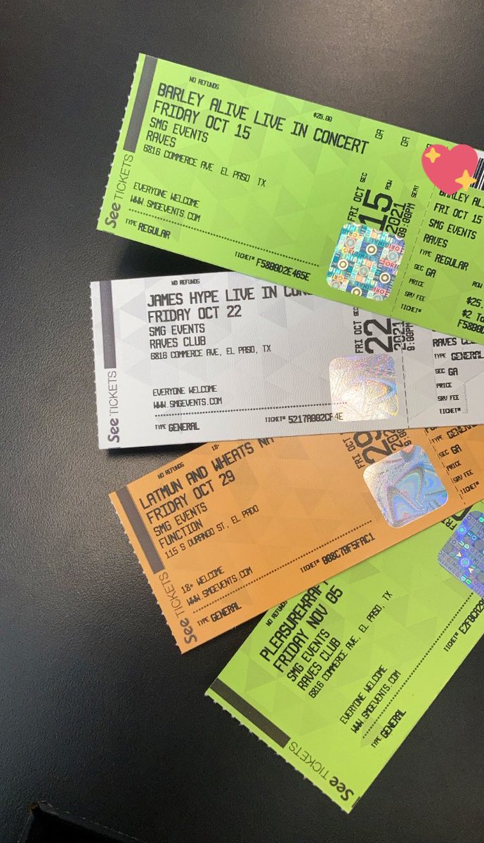 Now available!!!

Get your tickets quick!! 🏃🏽🏃🏽‍♀️💨

<a href="/BarelyAliveUS/">BARELY ALIVE</a>
<a href="/JamesHYPE/">James Hype</a> 
<a href="/Latmun/">LATMUN</a> 
<a href="/Pleasurekraft/">Pleasurekraft🌌</a> 
<a href="/SMGEVENTS/">SMG Events</a> 
#ravesclub