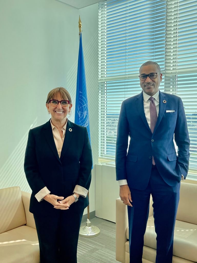 Delighted to meet with ⁦@RGrynspan⁩ as she assumes her position as Secretary-General ⁦@UNCTAD⁩ #trade #investment #women’s empowerment #LDCs #SIDS #LLDCs #climate