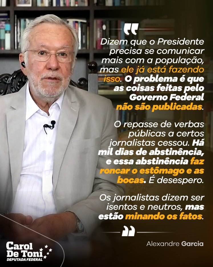 CarolDeToni's tweet photo. O JOGO É SUJO.
Quase ninguém, na grande mídia esquerdista, fala do lucro recorde das estatais, das escolas cívico-militares e seus bons resultados, quase não se fala da desativação de mais de 600 lixões pelo país, da redução de quase 100% das invasões de terra pelo MST e dos ⤵️ https://t.co/9lxxJJmV9k
