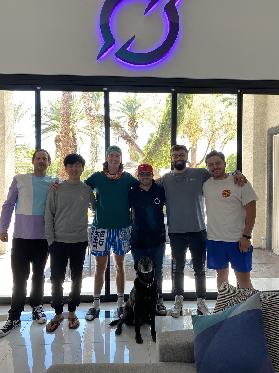 Got to visit the <a href="/DarkZeroGG/">DarkZero</a> facility here in Las Vegas holy moly what a place. More pics soon 😝and the dogs name is Bo