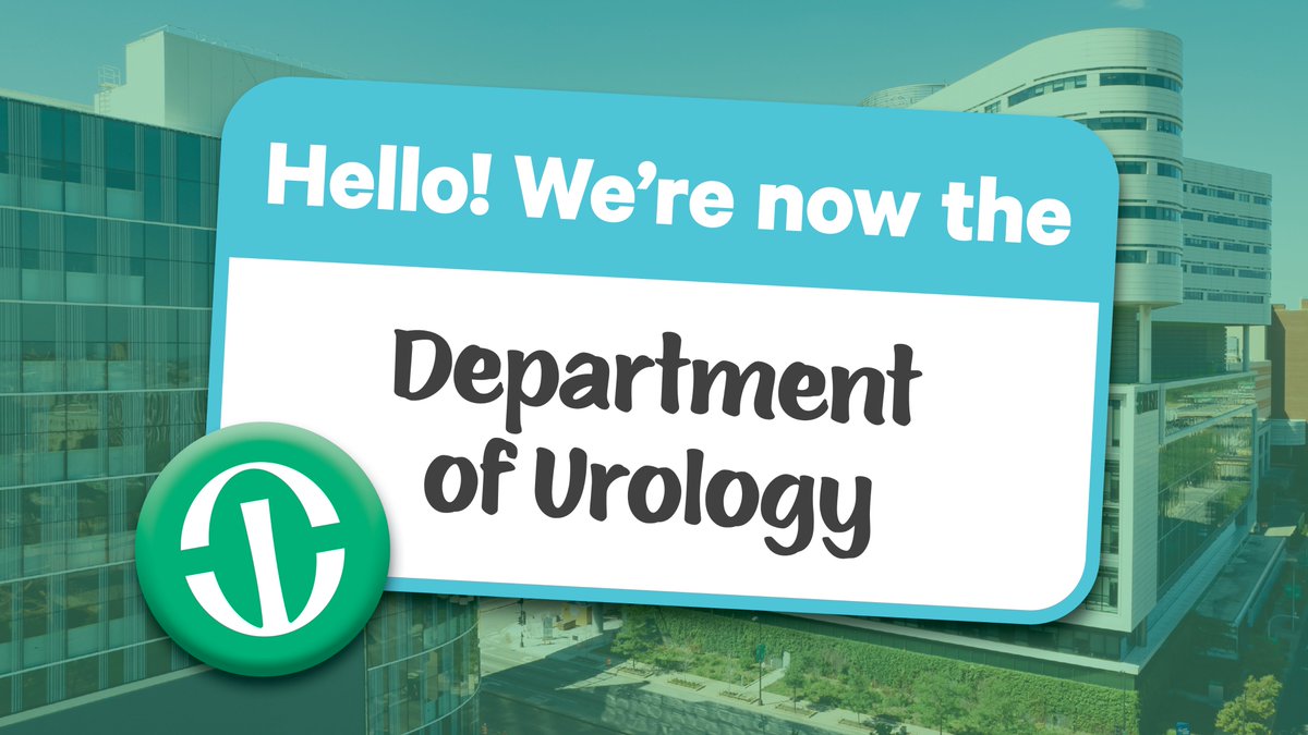 We are proud to announce that <a href="/RushUrology/">Rush Urology</a> is now the Department of Urology at Rush University Medical Center and Rush Medical College. Follow us for the latest news and announcements during our transition from division to department. #RushUrology