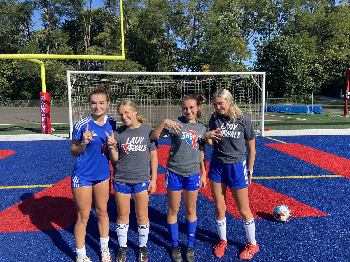 RoncalliGrlsSoc's tweet image. JV wrapped up with a fun practice full of games today. Camryn Clark was our winner for soccer tennis and PKs while Hannah Morgan and Maria Paynter took home the title in World Cup!
