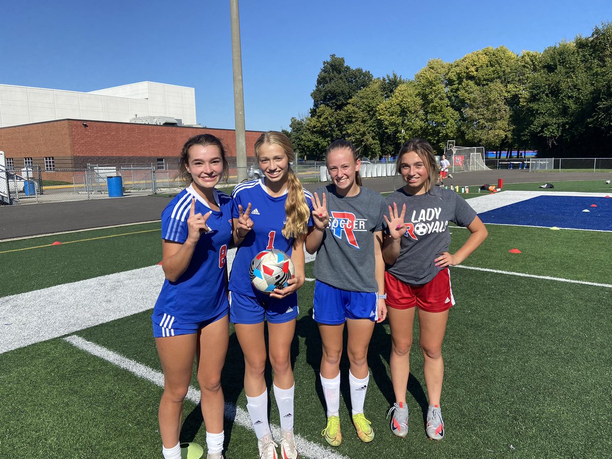 RoncalliGrlsSoc's tweet image. JV wrapped up with a fun practice full of games today. Camryn Clark was our winner for soccer tennis and PKs while Hannah Morgan and Maria Paynter took home the title in World Cup!