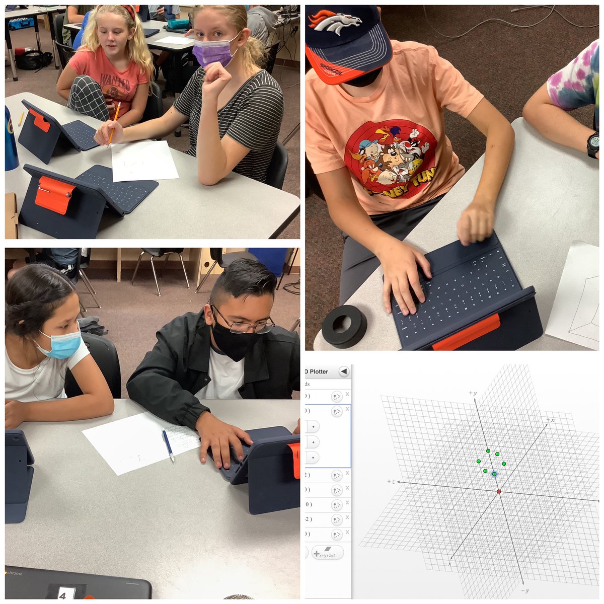 CoalRidgeMS's tweet photo. 8th Grade Robotics working on coding a flight plan for their @Tello drones. @CrystalUlander @SVVSDsupt @SVVSDdeputy @areitzig #StVrainStorm https://t.co/NQXaw5dlzW