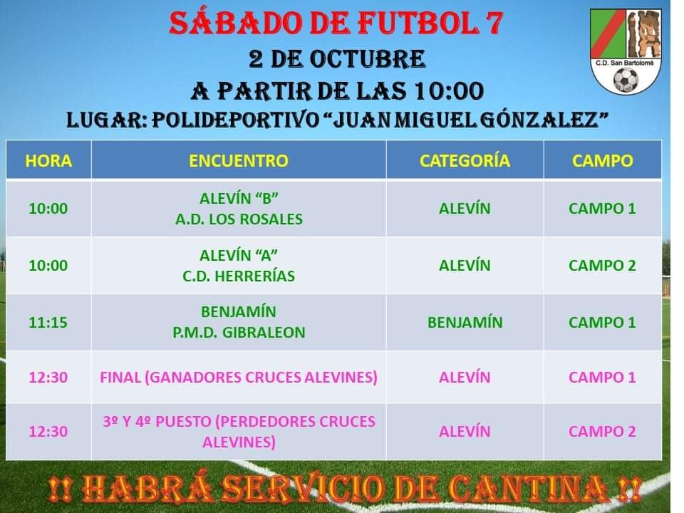 PARTIDOS DEL FIN DE SEMANA