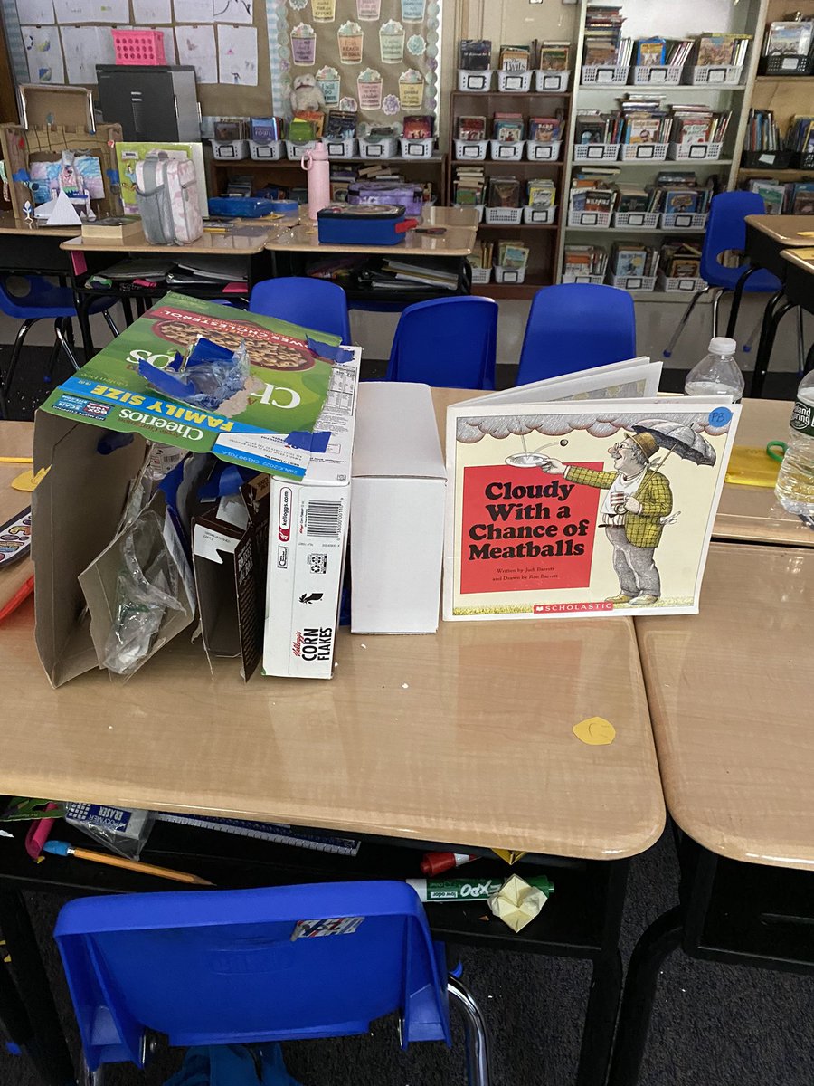 Students used picture books to define a problem. Then they used the engineering design process to create a prototype to solve the problem. Thanks <a href="/dubosarsky/">Mia Dubosarsky</a> for the great idea! Can’t wait to get back to our work together!
#STEMmeetsELA #ShrewsburyLearns