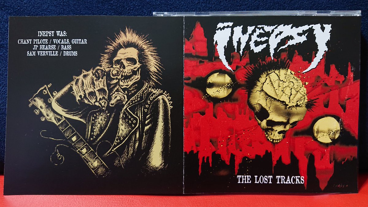 hidead3's tweet photo. おはようございます。
朝イチは…INEPSY🔥
『THE LOST TRACKS』スタート🤘
このバンド知らなくて…😅
MOTORHEADっぽいMETAL PUNKに…気に入って購入😤🤘
FUCK THE POWER AND GLORY
https://t.co/jbJBAfC0f9
#INEPSY https://t.co/3ZBKOtKPpa