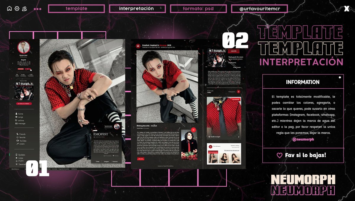 𝖳𝖾𝗆𝗉𝗅𝖺𝗍𝖾 𝖽𝖾 𝗜𝗻𝘁𝗲𝗿𝗽𝗿𝗲𝘁𝗮𝗰𝗶𝗼́𝗻. 

El template es totalmente editable desde los colores hasta el texto. 𝗠𝗚 si lo descargas; no borrar los créditos, si lo hacen dar créditos al editor. 

𝗗𝗲: @urfavouritemcr

𝗟𝗶𝗻𝗸:drive.google.com/file/d/1OnSzx9…