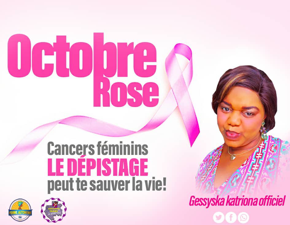 OCTOBRE ROSE, MOIS DE LUTTE CONTRE LES CANCERS FÉMININS