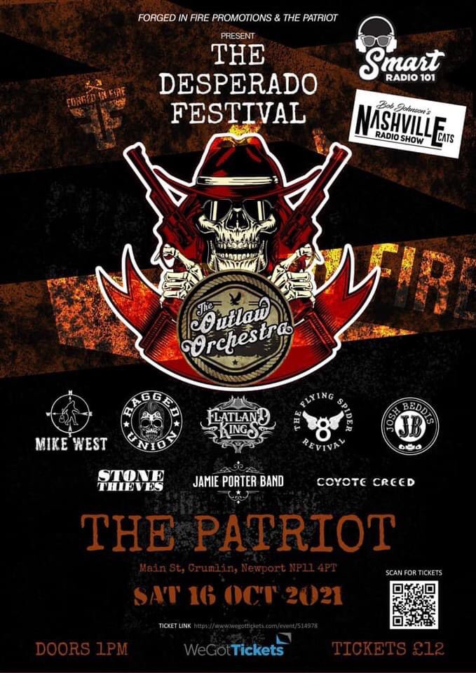 Coyote Creed are returning to the stage 16.09.2021 @ The Patriot