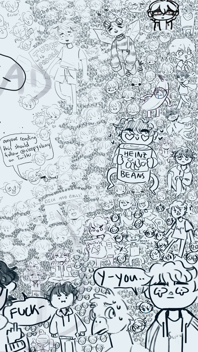 few close-ups!!
(also thank u to @Winnie62123994 , @squidrui , @hivioen and another lovely friend mwah for each drawing one tubbo :D )