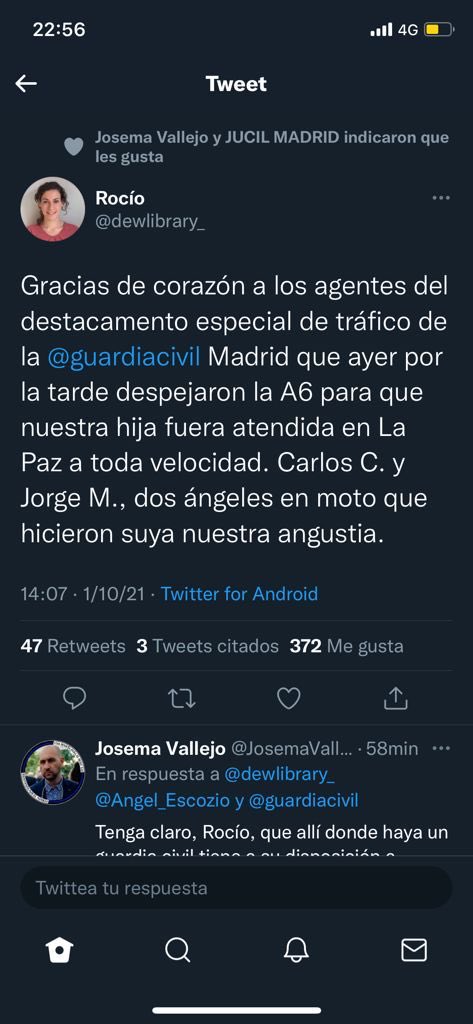 Ejemplo de lo que es ser Guardia Civil. Enhorabuena compañeros