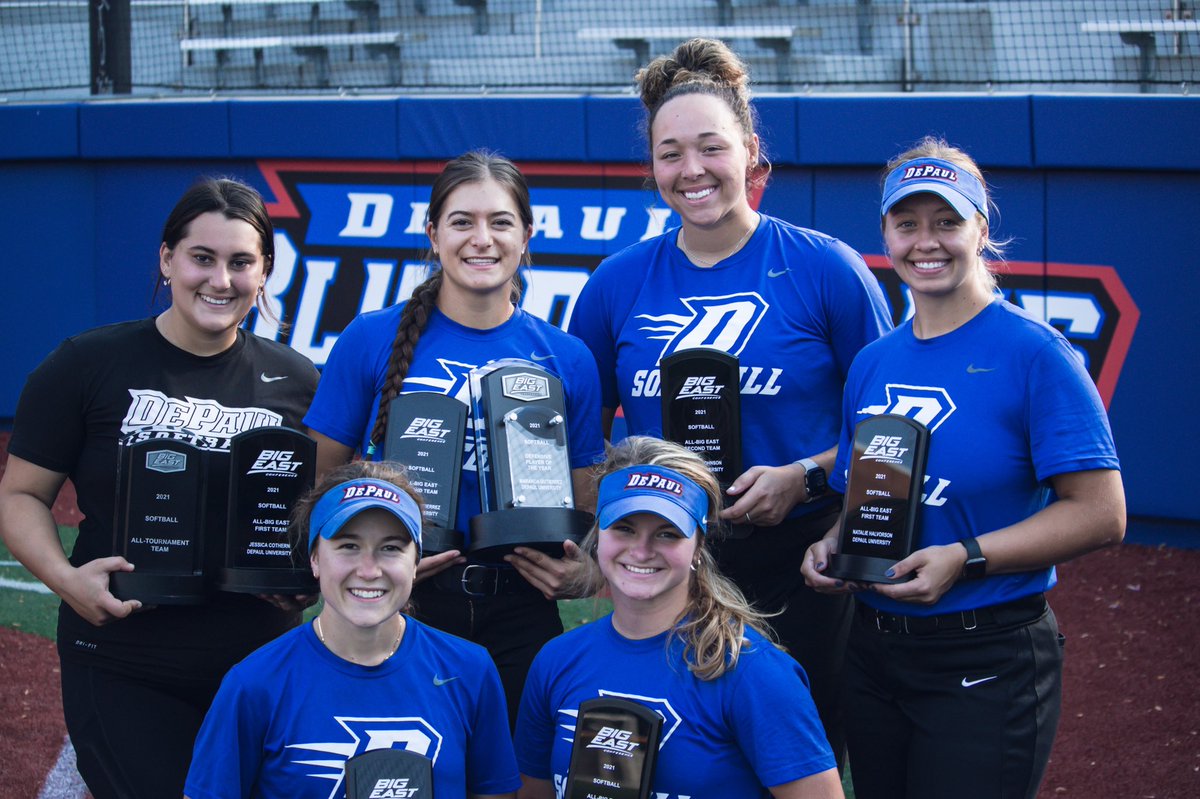 DePaulSB's tweet photo. 2021 awards are in 👀 

So proud of our All-BIG EAST honorees, time to keep it rolling! 

#GRIT https://t.co/20NUudJZpY