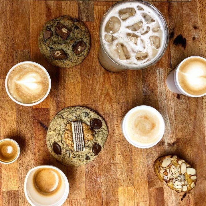 downtownMIA's tweet photo. When #FlaglerFriday and #InternationalCoffeeDay fall on the same day, stay grounded with #TostadasCafe ☕ Words cannot espresso how good these brews are, we bean it! https://t.co/vjd0QILHzF