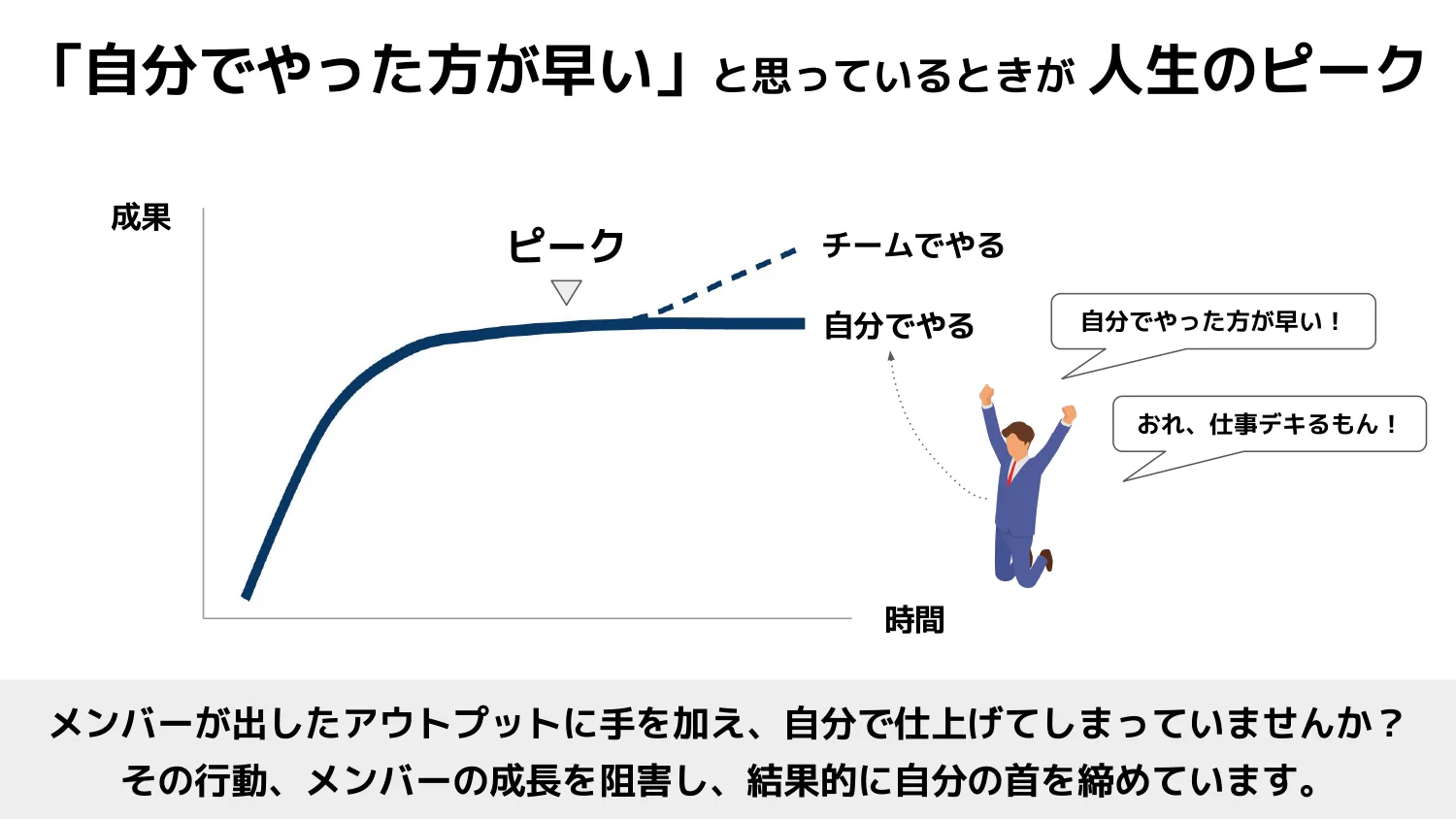 心得ておきたい！「自分でやった方が早い病」はとても恐ろしい病気！