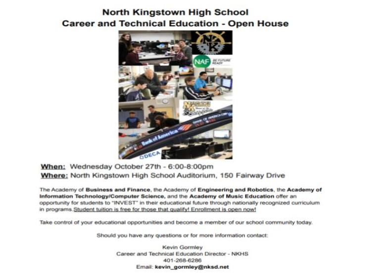 NKHS CTE Open House  nksd.net/article/551006…