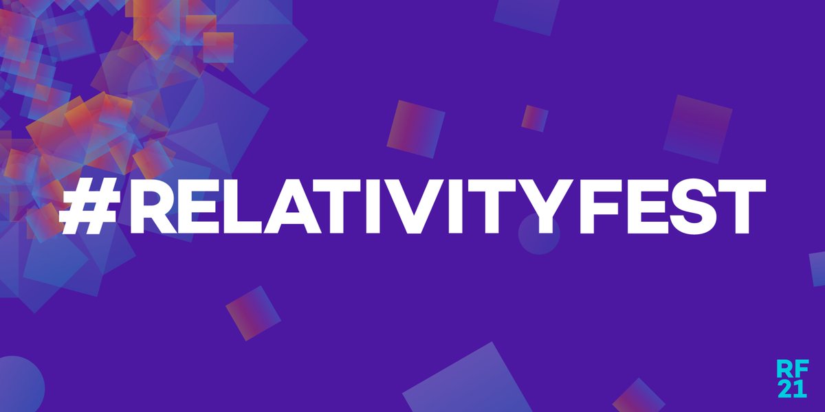 Friends don't let friends use the wrong hashtag. Share your excitement via #RelativityFest.