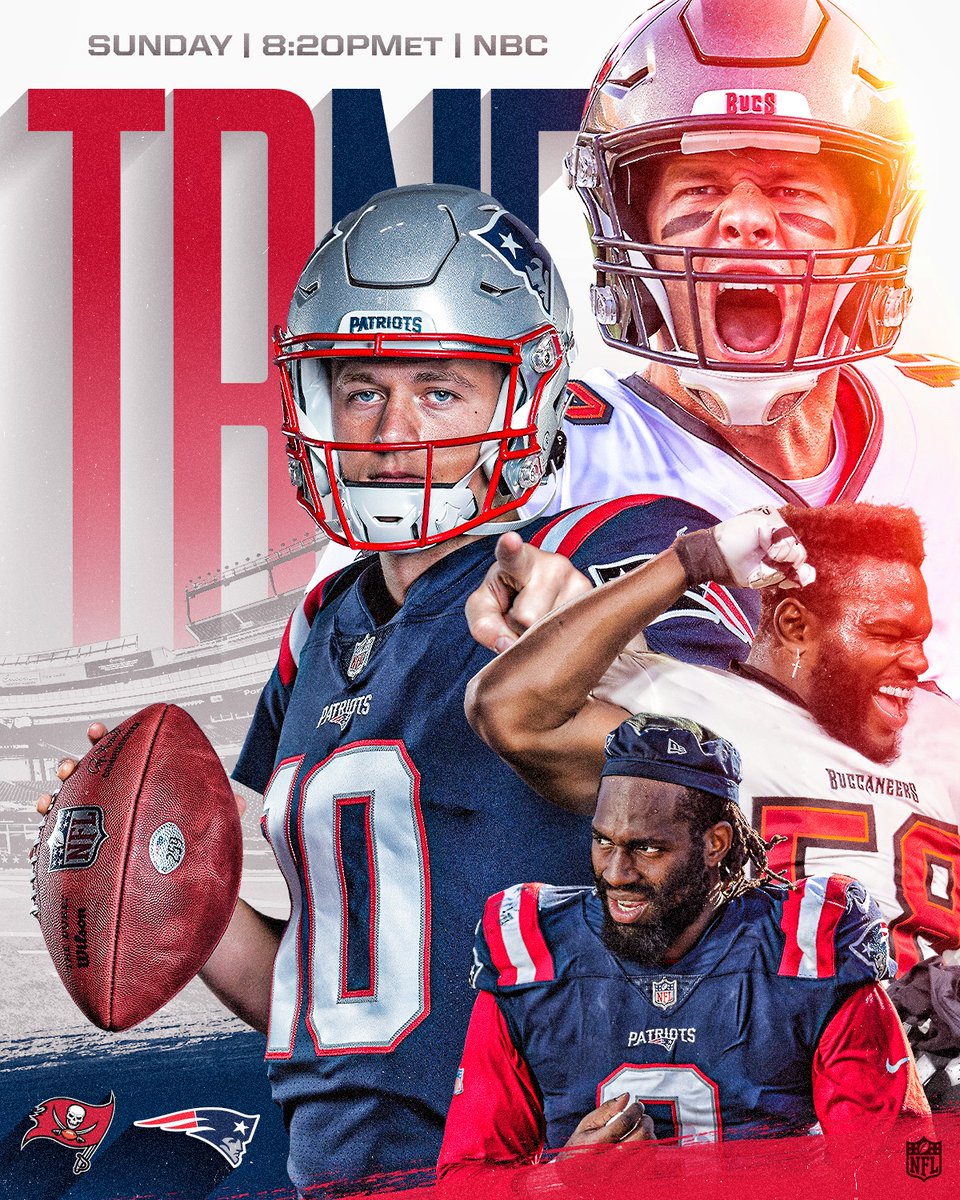 The anticipation is finally over. #TheReturn

#GoBucs 🆚 #ForeverNE 

📺: #TBvsNE — 8:20pm ET on NBC
📱: NFL App