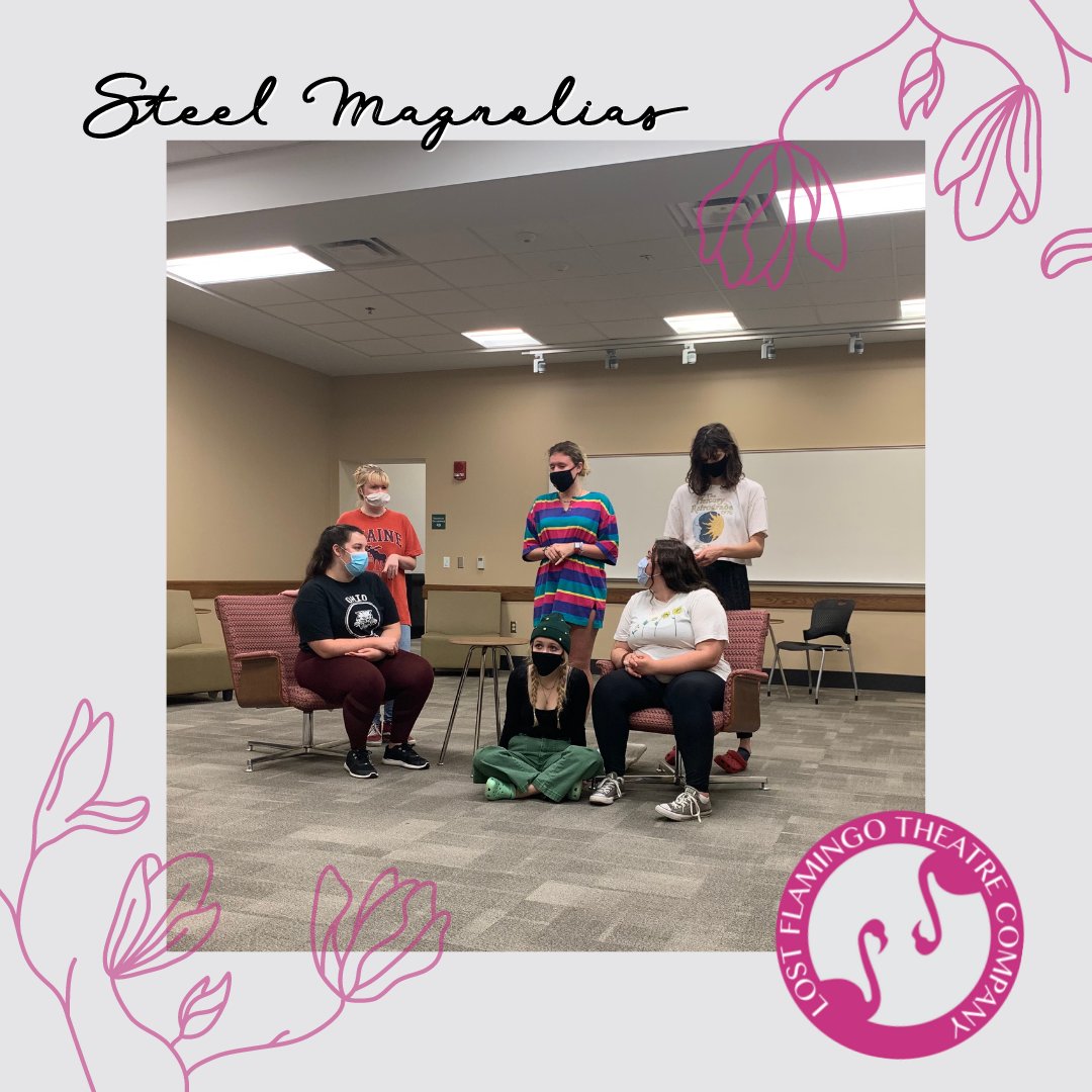 lostflamingos's tweet photo. It's National Hair Day! What better way to celebrate than with the cast of Steel Magnolias? They will be performing in the Putnam Play Space on October 15, 16, and 17. https://t.co/ZZgvTOXbvR