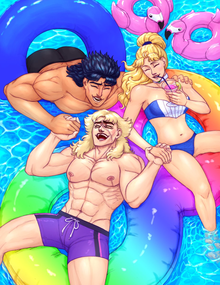 rhoda_pomelo's tweet photo. My piece for the @JJBASummerLovin zine 🌊 https://t.co/x4leGxJEfx