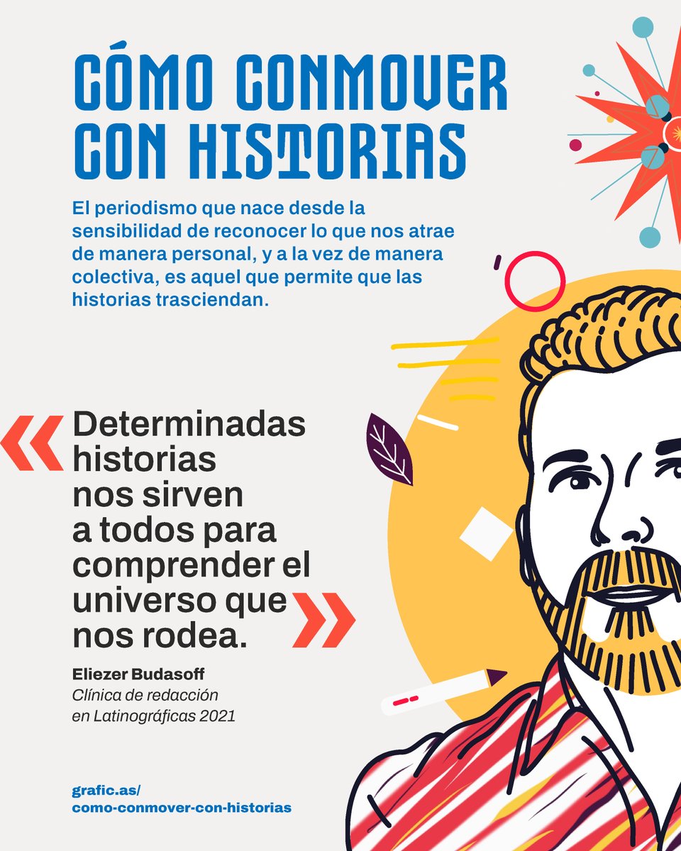 latinograficas's tweet photo. ➡️ @ebudasoff editor de proyectos especiales de @elpais_america, cautivó a la audiencia de su clínica de redacción en Latinográficas con 10 lecciones para contar historias capaces de conmover a la audiencia. 👀 Lee más en nuestro blog 👉 https://t.co/DwhbLvaCHV https://t.co/GxwigD5By8