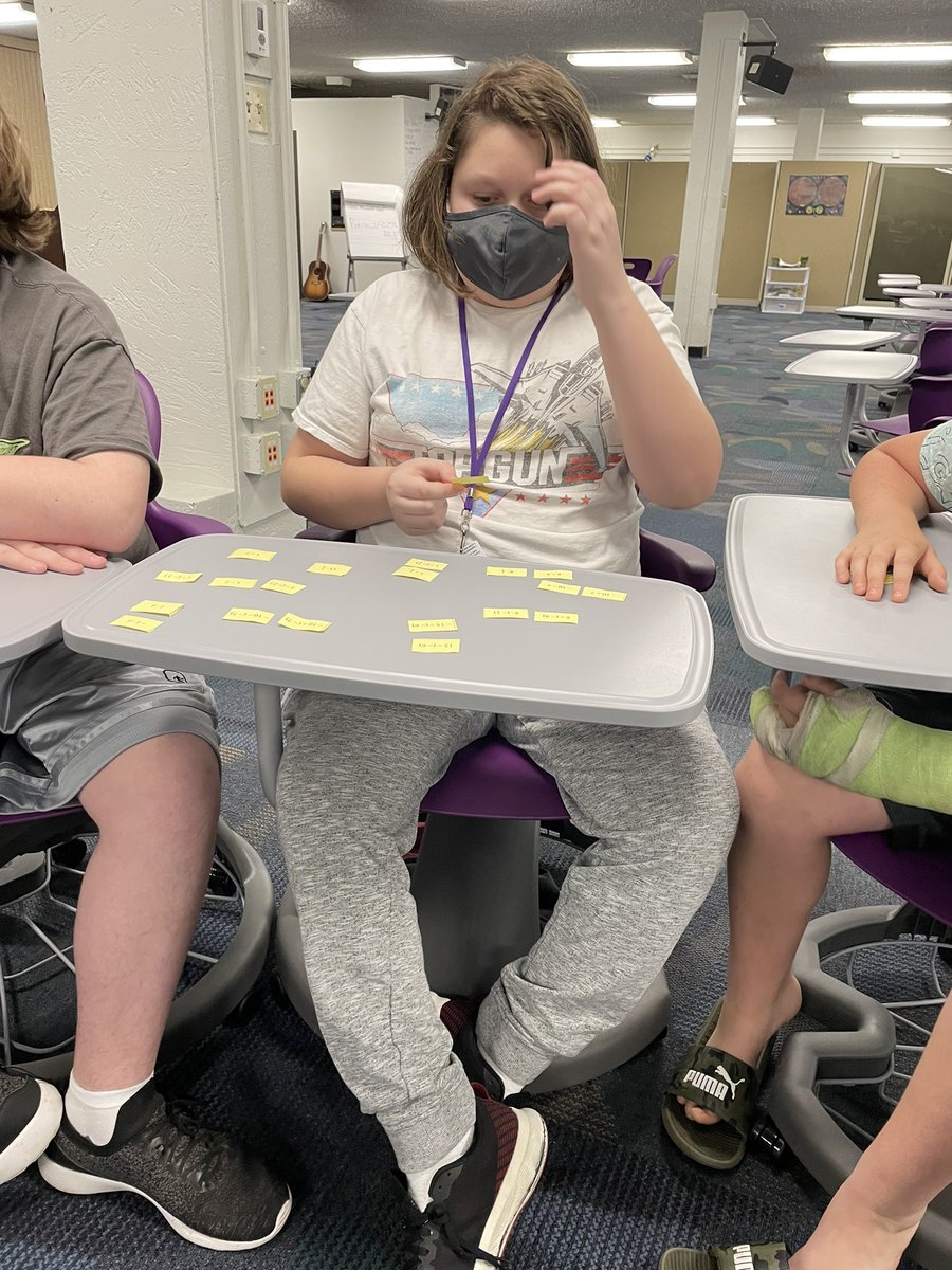 msmathminded's tweet image. Can we talk? Even in small groups, we can find ways that allow students to collaborate and share the how and why of evaluating mathematical expressions @EIChargers @SummitSpark @WichitaUSD259 #WPSIgniteLearning