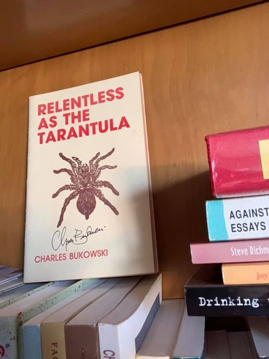 mm__0705's tweet photo. One of my treasures, a signed Bukowski chapbook from 1986. https://t.co/3rWGdAI7uz