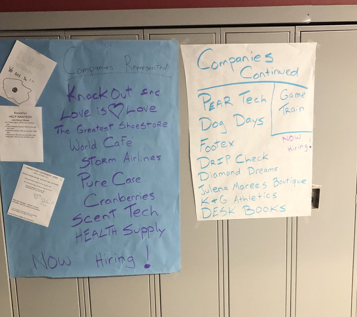 KatieKinder1's tweet image. My Ss job fair was fire 🔥 they were awesome!  So serious about their created company.  Offer letters Monday #untoldteachingtruths #oklaed #pcsrocks #pcproud how do you up your #engagement ? Let’s collaborate #kidsdeserveit