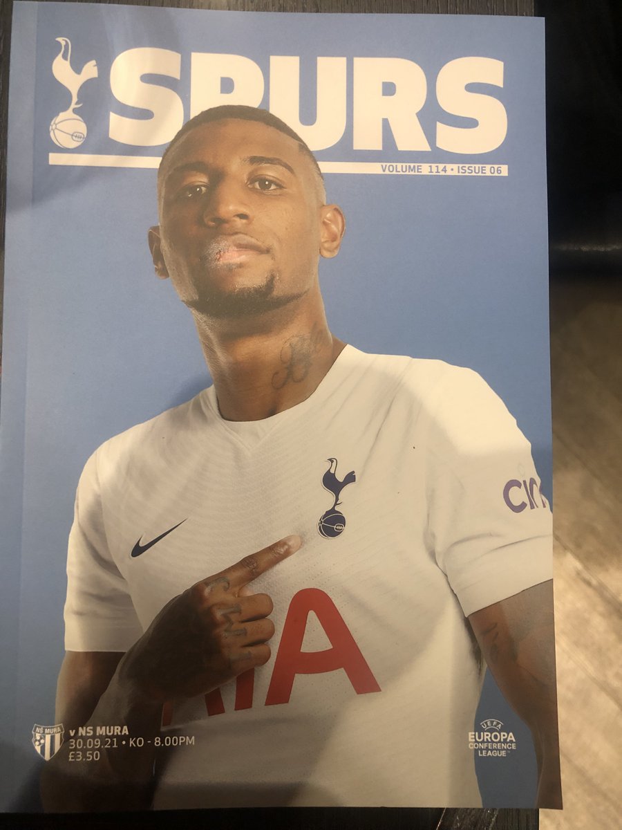LarryAshagbe1's tweet photo. 30/09/2021

EUROPA Conference League

At White Hart Lane Stadium

Tottenham v NS MURA from Slovenia https://t.co/j5Zo6qP7sP