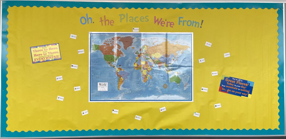 mrs_st_cyr's tweet photo. One of my favorite things about @MemorialSTEM is our families come from all over! My homeroom got to talking about where we are from, so we had to make a map with a key to allow everyone to share their heritage! #beyondcontent https://t.co/p6pt8TkzgQ