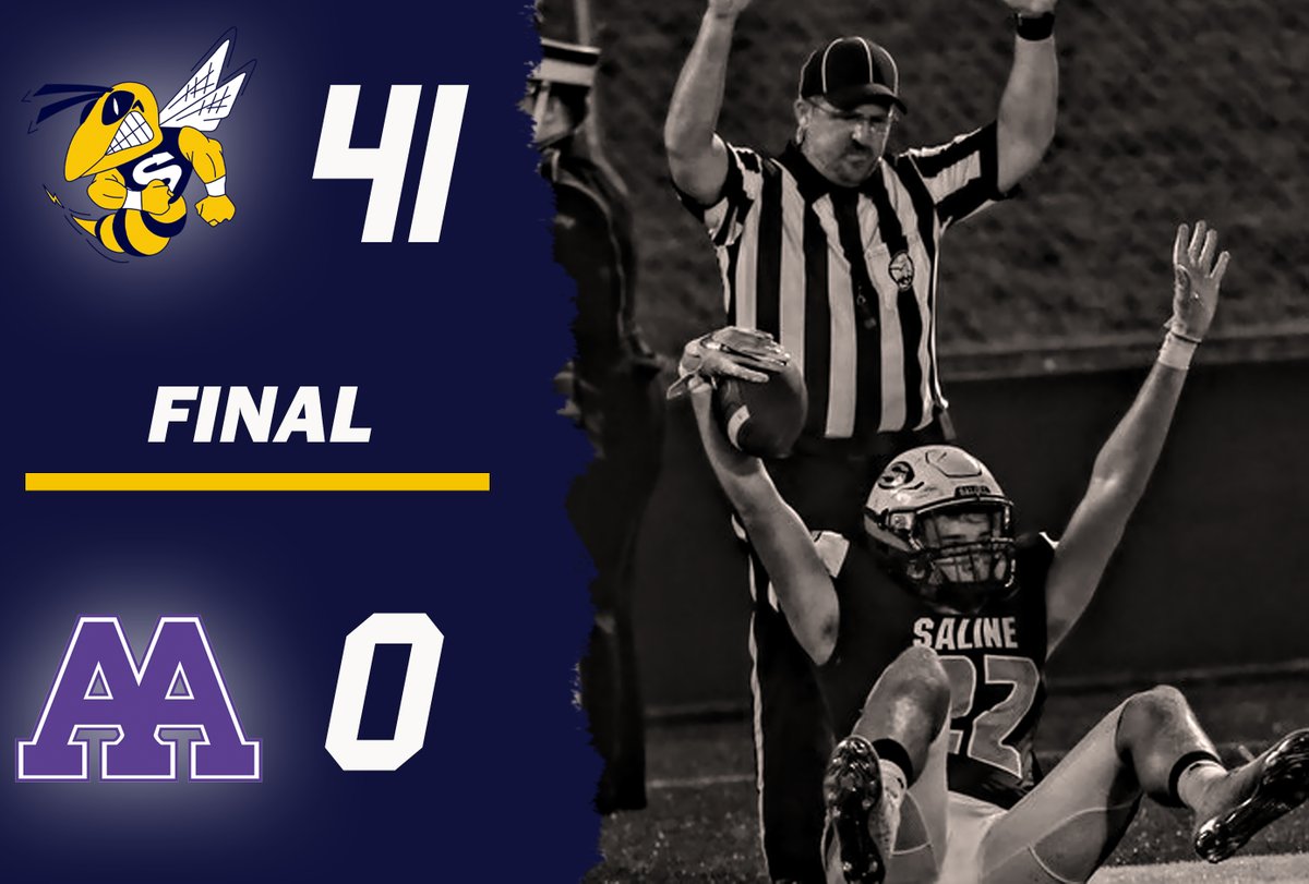 SalineAthletics's tweet image. Hornets Win!