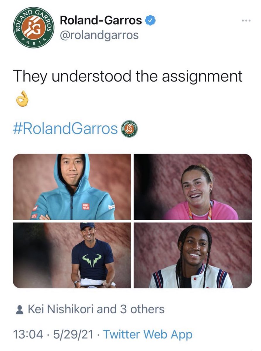 laist19's tweet photo. @rolandgarros https://t.co/NRSkzb8JcU