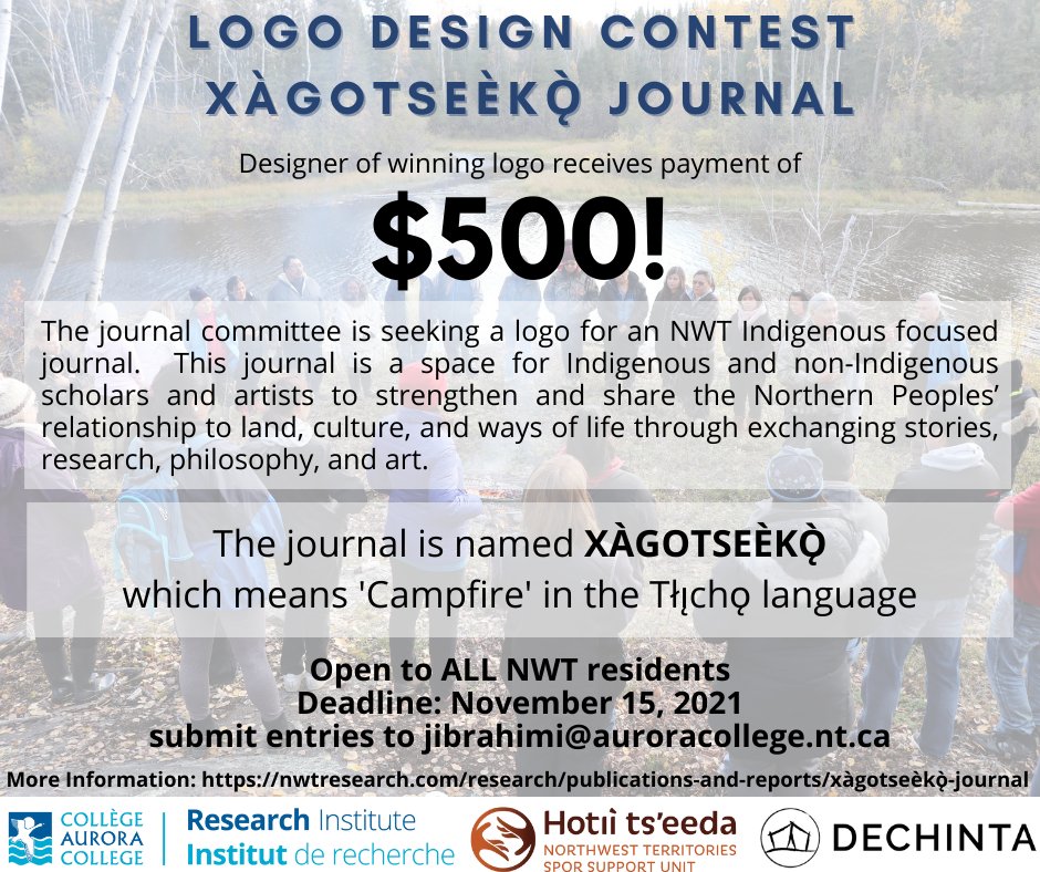 📢Logo Design Contest - Please Share #NWTResearch #NWTArts #Logo #Contest @hotii_tseeda @Dechinta_ More Information: nwtresearch.com/research/publi…