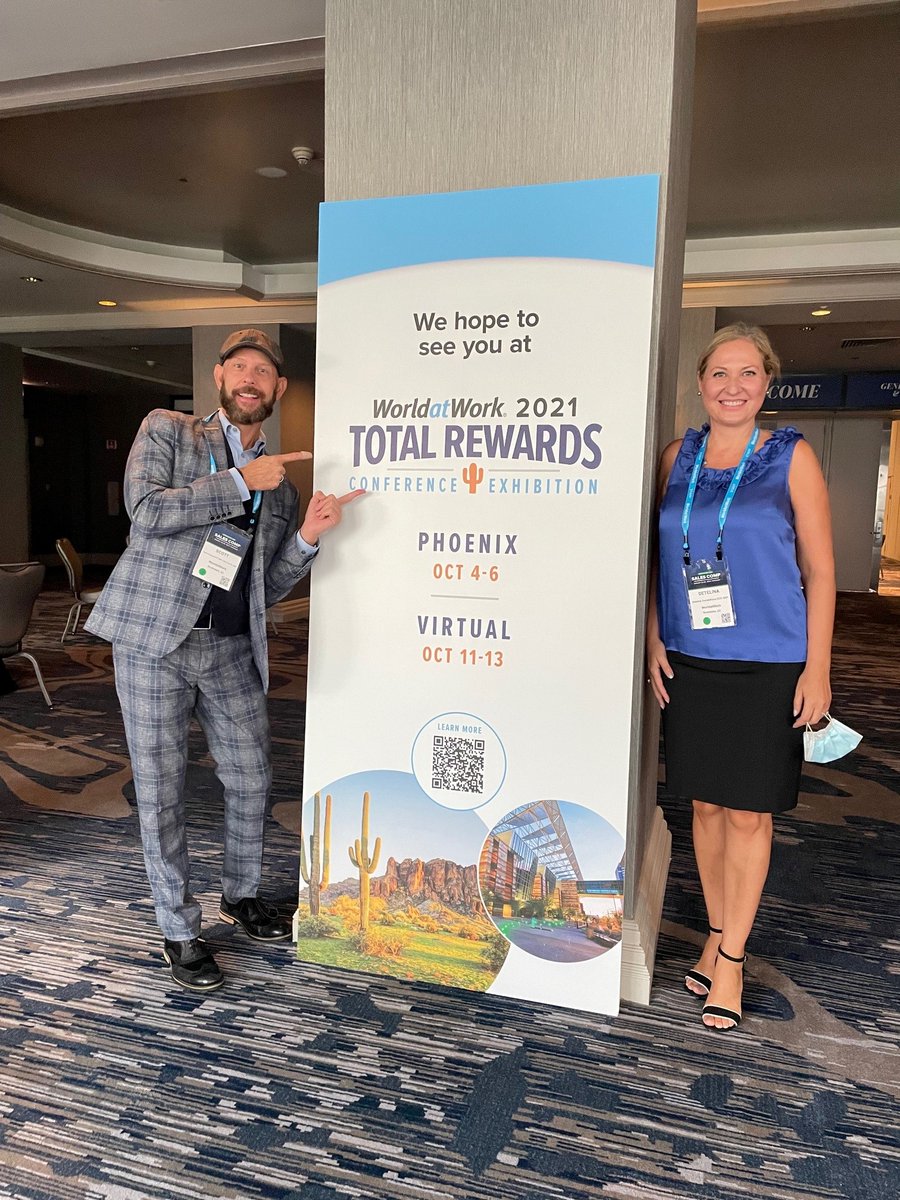 WorldatWork's tweet photo. The WorldatWork 2021 Total Rewards Conference &amp; Exhibition is almost here! We look forward to seeing everyone on Monday, October 4th in Phoenix! For FAQ's, schedule details &amp; more, click the link below. DM us or comment with any questions! See you there! https://t.co/CCvHluYzST https://t.co/3sGyCOF46e