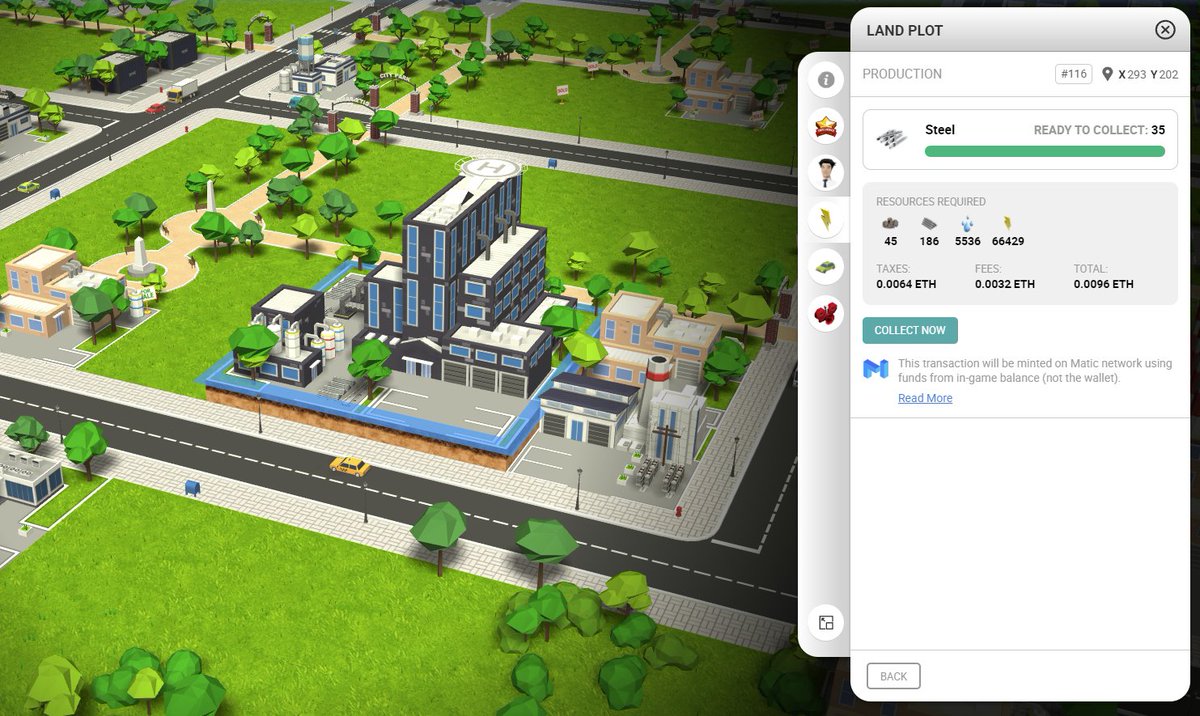BabaYetuNFT's tweet photo. Vertically integrated, self-sufficient, and now 100% efficient! The profitability trifecta in @MegaCryptoPolis has been achieved with the game's most complex, expensive, and challenging material to produce. @EmromCorp is running 2 of these beasts daily to prepare for #MegaWorld https://t.co/oGCermWytf