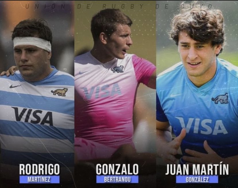 EuseGuinazu's tweet photo. Mañana tres mendocinos van a ser titulares en @lospumas . Hace mucho que no sucedía algo así. 
Me emociona especialmente porque sé del esfuerzo y sacrificio de los 3 para estar allí.
Todos en Mendoza deberíamos destacarlo  y disfrutarlo!
@URCrugby @LosTordosRC @maristarugby https://t.co/DPqp5JKkrs