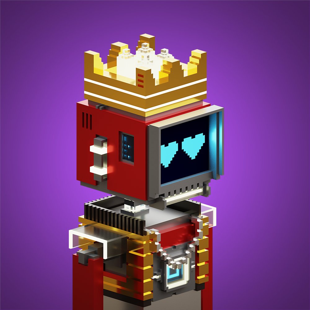 xyzzybots's tweet photo. Commencing day 20 of #botmas

You can feel like the King of Hearts with this #XYZZYBOT at your side.

DISCLAIMER: Not guaranteed to find you a Queen.

#NFT #NFTartist #NFTCommunity #cryptotwitter #EthereumNFT #OpenSeaNFT #voxelart #voxel #nftcollectors #AllYourBotsAreBelongToUs https://t.co/fWRspKkQvV