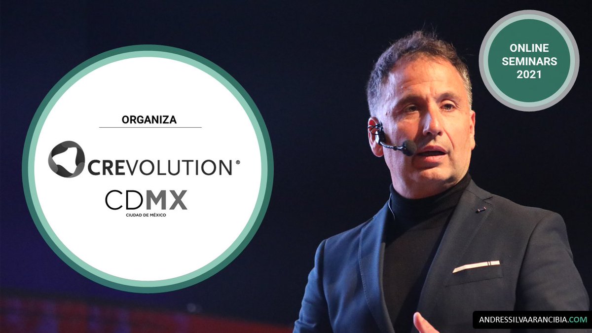 andressilvaa's tweet photo. Te espero en #Crevolution #Mexico2021 del 4 al 8 de octubre. Puedes acceder al programa de conferencias internacionales aquí 👉https://t.co/2eSgVLKB1E https://t.co/OtBIm5BBVY