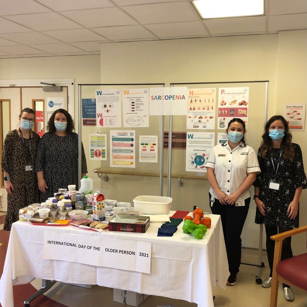 Deirbhile5's tweet photo. Delighted to be part of International Day of the Older Persons @IOHClontarf , raising staff awareness of Sarcopenia. 
Brilliant Morning ☺️
@kara_cullen @Sshanley3 @Irishchick85 https://t.co/BjLb7HnSs3