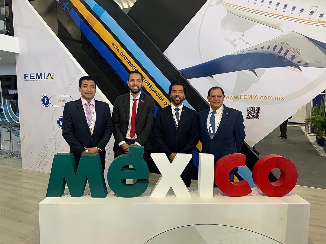 fediac_co's tweet photo. Con la presencia de René Espinosa y Luis Lizcano (FEMIA), Diego Muñoz y Miguel Vallejo (FEDIAC), se cristalizó lazo de cooperación el día 24 de Septiembre en el marco de la FAMEX 2021, considerada la feria más importante del sector en América latina. 🇨🇴🇲🇽✈️🚀 https://t.co/REppZrOmaW
