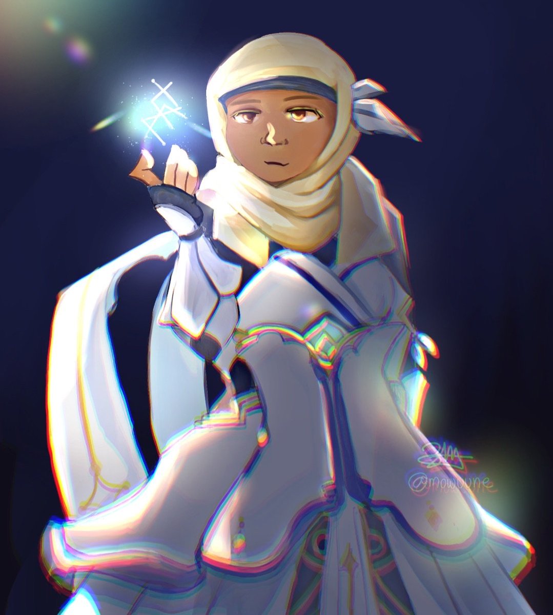 mowuune's tweet photo. Hijabitober Day 1: Lumine !! #genshinimpact #Lumine https://t.co/Fv7k5hh4gM