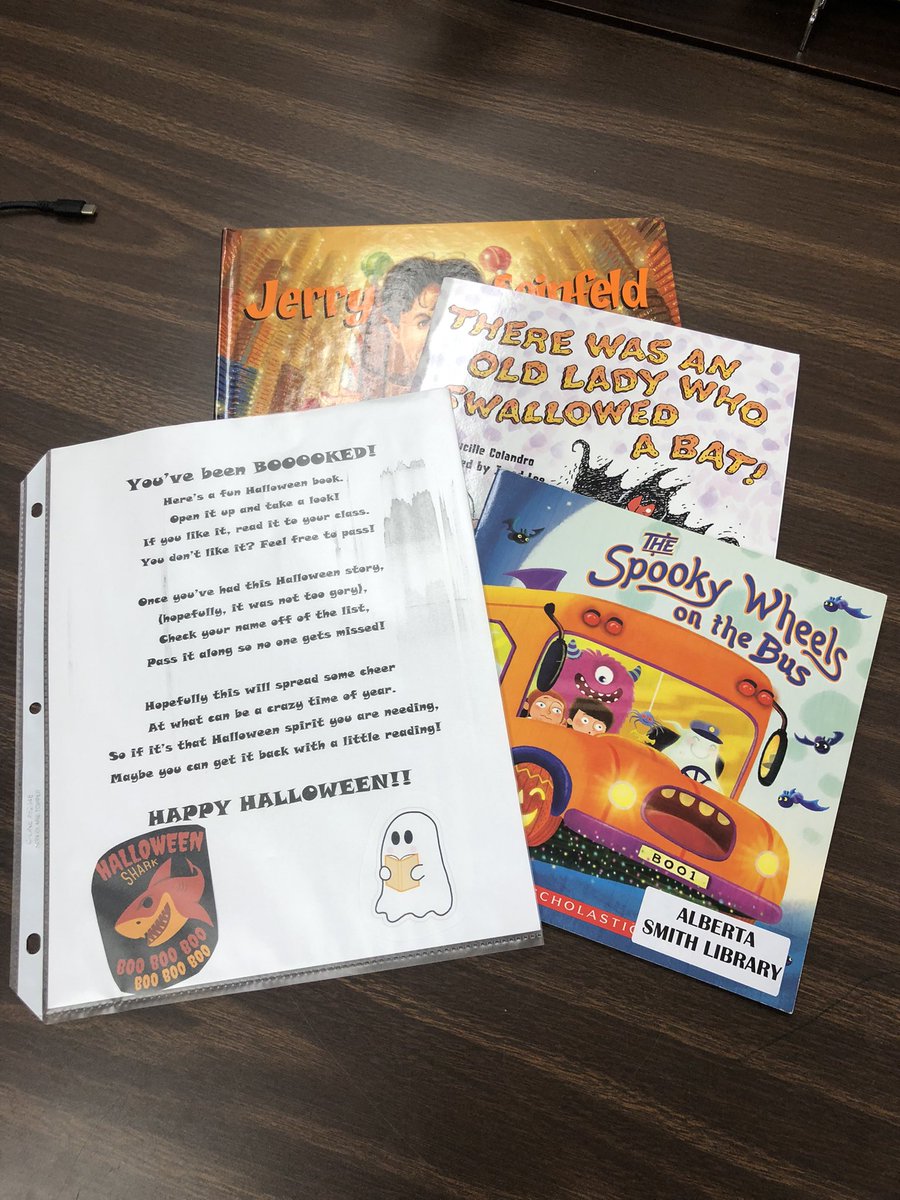 ASESLibrary's tweet image. Happy October from the Library!! 🎃@sharkhappenings #ccpseslibrarians