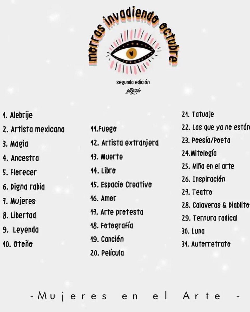 marmogart's tweet photo. Esta es la lista  de nosotrasenelarte en ig:) https://t.co/A3Z4qbq8lq