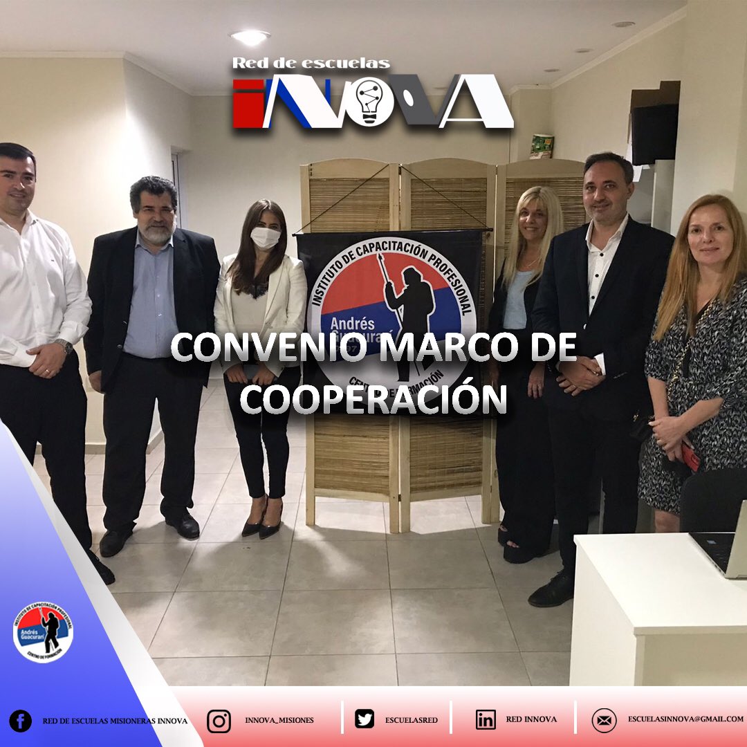 EscuelasRed's tweet photo. Red de Educación para el Trabajo (RIET) y el Centro de Formación Profesional Andres Guacurari firmaron Convenio Marco de Cooperación.

@DecutRojas https://t.co/BSwvQOw48L