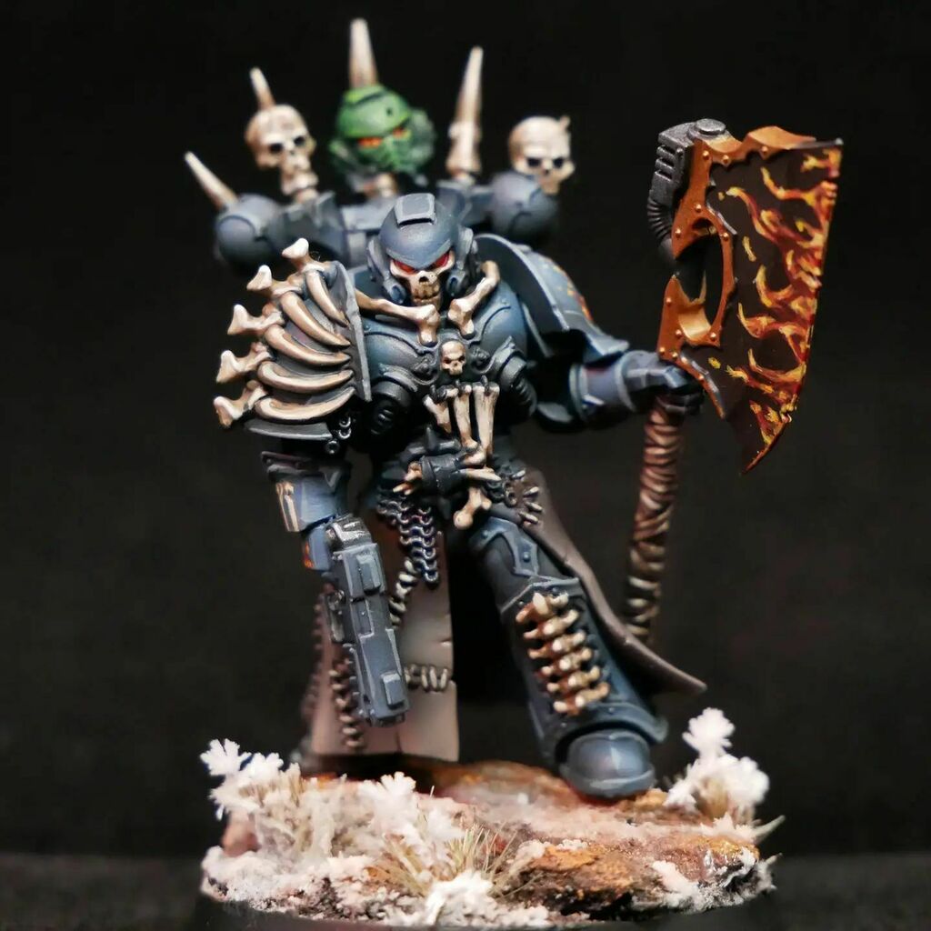 MohawkMiniatur2's tweet photo. Legion of the dammed conversion! Guide coming soon!

#warhammer #warhammer40k #40k #spacemarine #spacemarines #mini #miniatures #commission #paintingwarhammer #airbrush #art #minipainting #eavymetal #coolminiornot #coolmini #painting #gexodrom #osl #dztv #iwata #warhammercom… https://t.co/ktk3hUXKc4