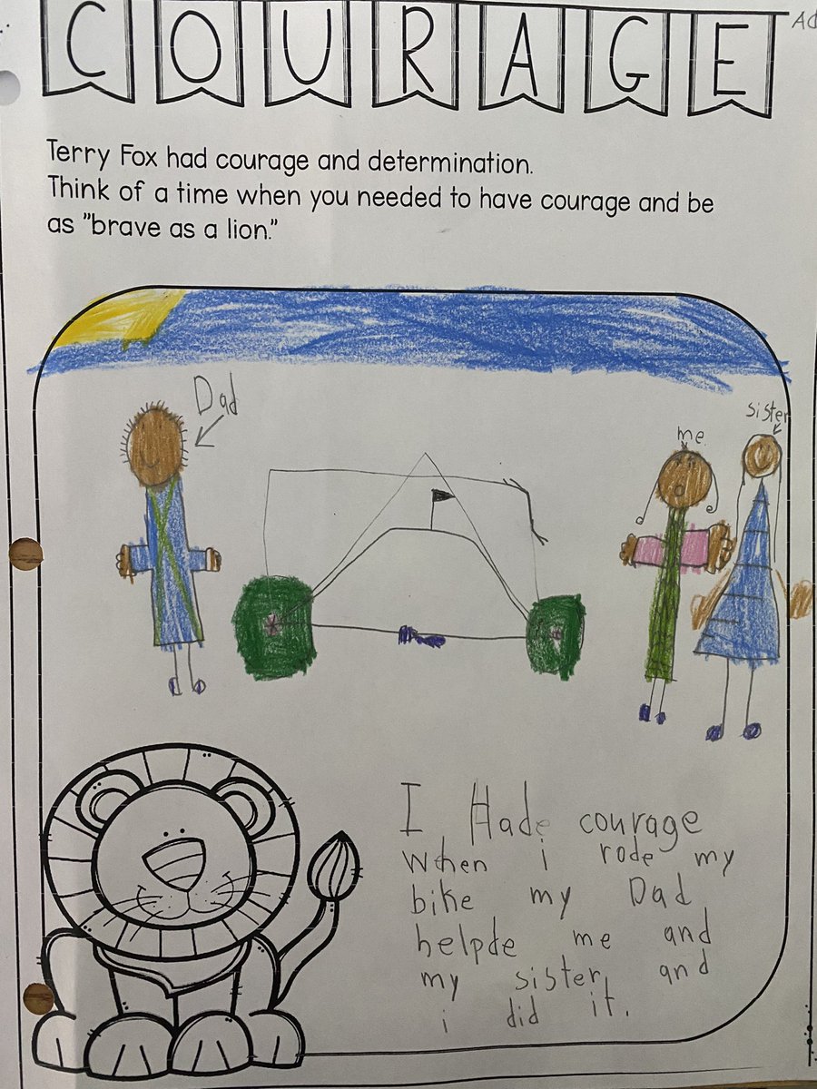 Today we walked for Terry Fox and talked about his courage and determination <a href="/StGregory01/">St.Gregory</a>